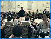 ></p><p class=c_tn></p><p class=c_tn></p><p class=c_tn></p><p class=c_tn>Директора музыкальных и художественных  школ области сегодня проводили совещание. На нем обсуждали итоги работы за год, а также знакомились с новым председателем комитета по культуре и искусству Верой Добролюбовой. В течение года проходит несколько рабочих совещаний и одно итоговое. Директора оценивают уже сделанную работу, делятся опытом и составляют планы на будущее. На сегодняшний день в области существует сорок три музыкальных и художественных школы. Их руководители говорят, что с каждым годом работать становится все труднее, но в то же время осознают, что без новых кадров в сфере культуры и художественного творчества область прожить не сможет. </p><p class=c_tn>В совещании приняла участие и  председатель комитета по культуре и искусству Вера Добролюбова. Для многих директоров школ это первая встреча с новым руководителем. Вера Геннадьевна в своем выступлении сказала, что теперь комитет будет куратором, помощником и цензором для своих подчиненных, а не как не массовиком -затейником. Также она посетовала на слабую подготовку воспитанников в музыкальных школах. Но пока проблема кадров неразрешима и причины этого известны.  </p><p class=c_tn>В завершение выступления были обозначены приоритеты -  улучшение финансовой базы школ, усиление воспитательного процесса и создание условий  для выпускников - все они должны оставаться в области. Чем закончатся реформы - покажет время. </p>
	
		<div class=