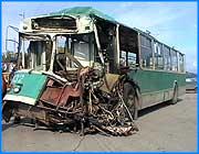 ></p><p class=c_tn></p><p class=c_tn>Из шестнадцати человек, пострадавших в результате столкновения троллейбуса с опорой освещения, на стационарном лечении остались только четверо. В понедельник был выписан еще один потерпевший. Напомним, ДТП произошло в пятницу, около семи утра на улице Постышева, напротив Госархива. </p><p class=c_tn>Основная версия происшествия сейчас такова. На подъеме в горку, около архива, водителю троллейбуса стало плохо, он потерял сознание. В результате столкновения пострадали шестнадцать человек, восемь из них были госпитализированы. Один - со сложной травмой грудной клетки и трахеи - в областную больницу, остальные с мелкими переломами и ушибами в седьмую городскую. Часть из них уже сняли со стационарного лечения. </p><p class=c_tn> «Состояние у всех удовлетворительное на сегодняшний день. Вот такая картина. Одного выписали сразу за нарушение режима - напился тут же, при поступлении. Это был водитель этого самого троллейбуса», - сообщил главный врач 7-й горбольницы Евгений Стипаков.</p><p class=c_tn>Нина Михайловна в понедельник покинула стены стационара: травмы у нее незначительные. Вспоминает: все произошло быстро. </p><p class=c_tn> «Я была - где сидит кондуктор. И когда это произошло, я почувствовала - как взрыв какой-то. Слышу, народ кричит: «Теракт!» А потом – «Нет, не теракт - потерял сознание водитель», - вспоминает пострадавшая Нина Шабанова.</p><p class=c_tn>В этой палате теперь только двое пострадавших. У Аллы - сотрясение мозга, ей накладывали швы. Все эти люди пережили сильный шок и о том, что же на самом деле произошло, могут рассказать немногое.</p><p class=c_tn> «Сидела, вылетела на ступеньку. Только слышу - у меня голова на полу, кто-то ходит по голове или прижали. Кричу: «Ой», встать не могу», - говорит другая пострадавшая Лидия Башмачникова.</p><p class=c_tn>Виновника происшествия установит следствие. Пока известно, что троллейбус перед выездом из парка был исправен. Водитель машины работал на линии ровно год. В ТТУ настаивают, что о ненадлежащем медицинском освидетельствовании этого человека речи быть не может.</p><p class=c_tn> «Этот сотрудник прошел комиссию. Это было два года назад, дали ему на три года заключение, что он здоров и допущен к управлению троллейбусом», - утверждает заместитель директора ТТУ Юрий Уповалов .</p><p class=c_tn>Если признают вину ТТУ, руководство предприятия готово выплачивать компенсацию пострадавшим. В каждом отдельном случае объем морального и физического ущерба определит суд. Пока никаких заявлений от людей на этот счет не поступало. Многие, в силу психологического склада, даже не помышляют о возможности требовать с виновников какие-то деньги.</p><p class=c_tn> «С кого? С государства? Вроде не стоит - инвалидность я такую не получила. Конечно, если кто-то и получит инвалидность, может и стребовать, а у меня, я думаю, все обошлось», - сказала по этому поводу одна из пострадавших.</p><p class=c_tn></p><p class=c_tn></p><p class=c_av>Дмитрий Попов</p>
	
		<div class=