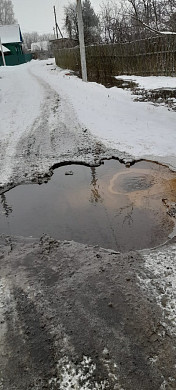 В Юрьевецком районе размывает дорогу