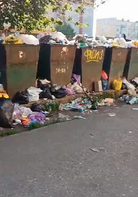 В Приволжске не вывозят мусор