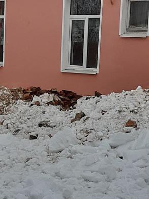 В Ивановской области снежная волна разрушила часть многоквартирного дома