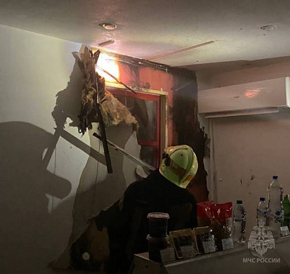 В Иванове произошел пожар в магазине