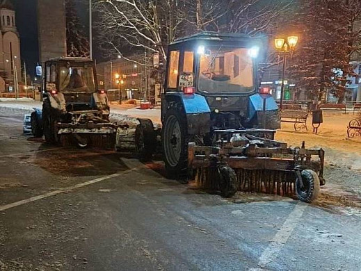  С ивановских улиц за ночь вывезли около 2,5 тысяч кубометров снега 