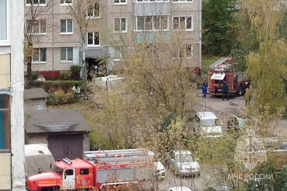  В Иванове в пустой квартире загорелась неработающая стиральная машина 