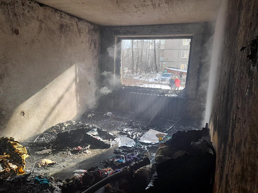  Пострадавшей от пожара многодетной семье требуется помощь 