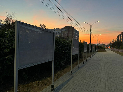 В Иванове продолжают реновацию аллеи Огнеборцев
