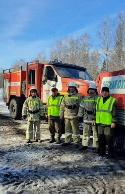 В регионе прошли учения по тушению лесных пожаров