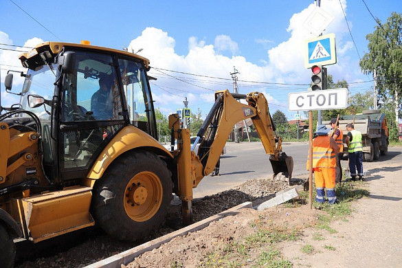 На улице Революционной в Иванове появится система отвода воды