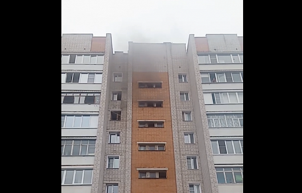 В Иванове произошел пожар в многоквартирном доме
