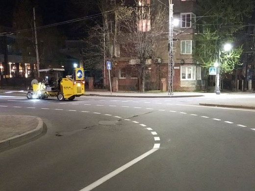  В Иванове началось обновление дорожной разметки 