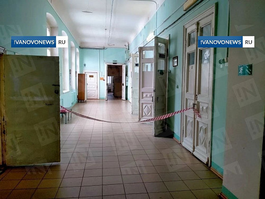 В Фурманове пациентов эвакуируют из больницы: под тяжестью снега "сложилась крыша"