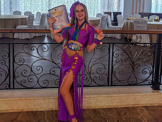  Ивановская школьница стала чемпионкой России по восточным танцам 