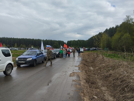 В Иванове прошел еще один автопробег в честь Дня Победы