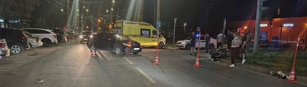 В Иванове в ДТП пострадал водитель скутера без мотошлема и прав