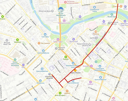  В Иванове ограничат движение транспорта в праздничные дни