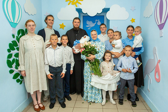 На Медовый Спас у Витязевых родился 11-й ребенок