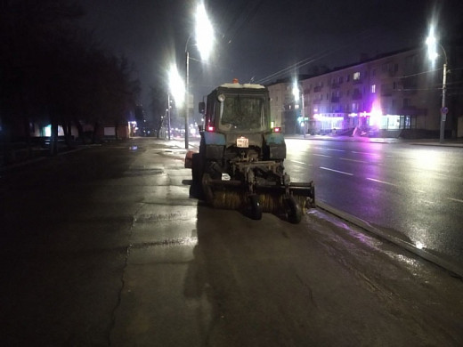 За ночь с ивановских улиц убрали 240 кубометров снега