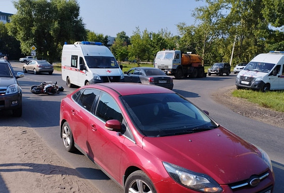 В Ивановской области в ДТП пострадала женщина-мотоциклист 