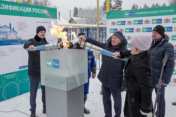 В Тейковском районе Ивановской области введен в эксплуатацию межпоселковый газопровод