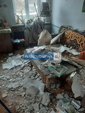 После обрушения в квартире на улице Куликова в Иванове следователи начали проверку