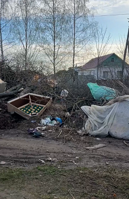 В Фурманове рядом с домом бойца СВО - свалка