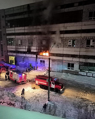 В Иванове во время пожара на производстве пострадала женщина
