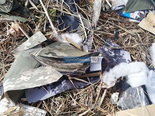 В Ивановском районе обнаружена крупная свалка отходов швейного производства