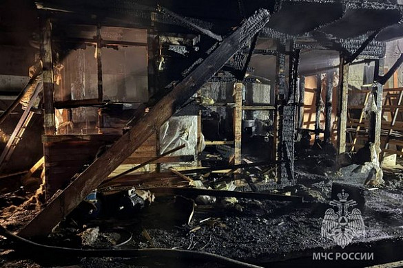 Пожар на пилораме в Ивановском районе начался из-за неисправной печки