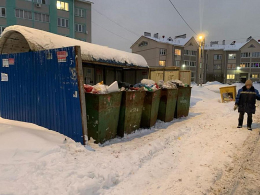 В Иванове мусорный коллапс в Новой Ильинке устранили за несколько часов ﻿