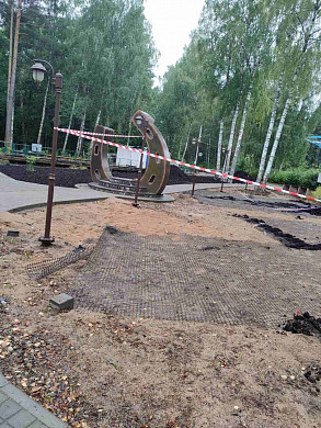 В Иванове благоустраивают территорию вокруг «Подковы»