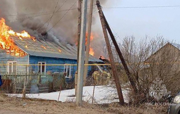 В Ильинском районе сгорел частный дом