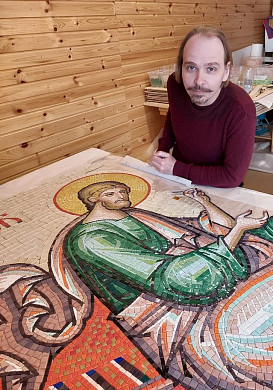 Палехские художники расписали кафедральный собор в Мордовии