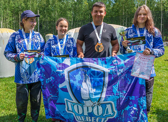 Команда «Город Невест» стала лучшей на региональном чемпионате по пейнтболу
