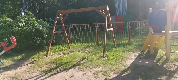 Детская площадка в парке Революции прошла проверку