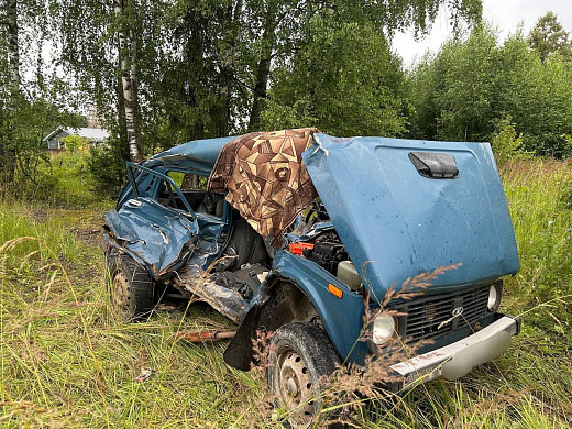 В Шуйском районе водитель легковушки погиб при столкновении с лесовозом