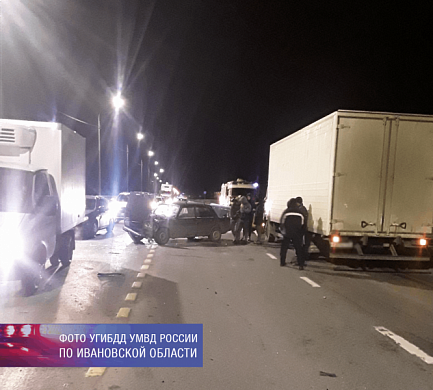 В Иванове произошла авария с 6 автомобилями