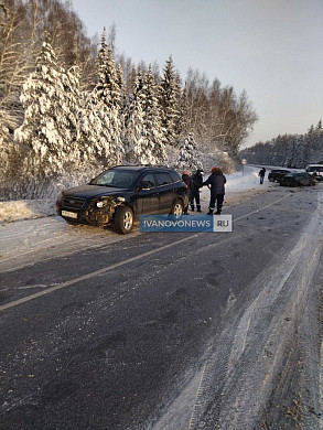 У поворота на Северный аэродром произошла массовая автоавария с пострадавшими