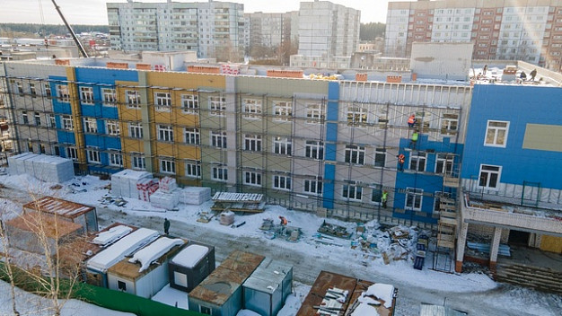Новый корпус 44-й ивановской гимназии готов на 60%
