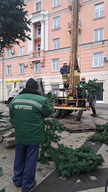  К выходным площадь Ленина в Иванове станет новогодней 
