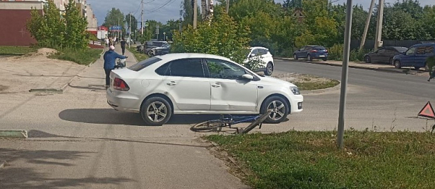 В Иванове сбили 11-летнего велосипедиста