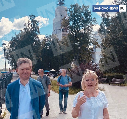 В Кинешму на прогулку приплыл Алексей Миллер на своей роскошной яхте