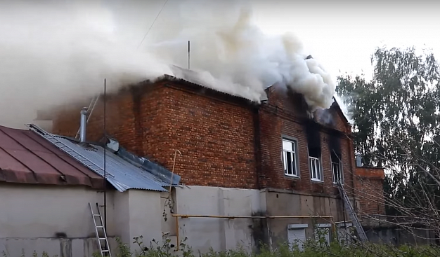 В Кинешме из-за горящей кальянной случился транспортный коллапс