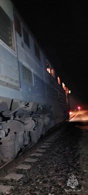 В Шуйском районе горел тепловоз с мазутом  