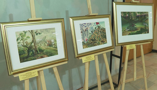  В Иванове открылась передвижная выставка детских рисунков «Мы — наследники Победы!» 
