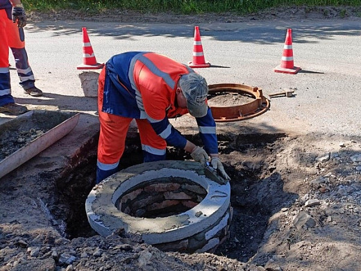 В Иванове продолжается ремонт ливнёвок 