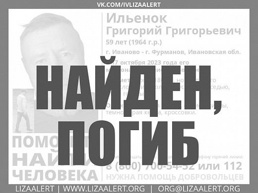  Сбежавшего из ивановской больницы мужчину нашли погибшим 