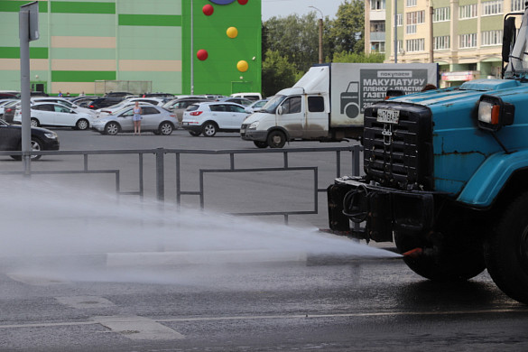 Поливалки в Иванове будут работать круглосуточно