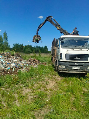 В Ивановском районе убрали несанкционированную свалку