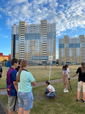В микрорайоне «Московский» в Иванове вновь забил фонтан