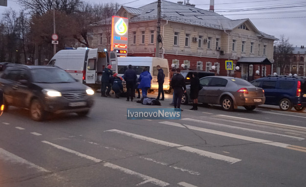 В Иванове сбили двух женщин: момент наезда попал на видео